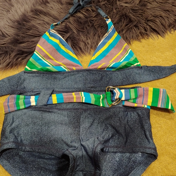 Lucky Brand Other - Blue lucky brand bathing suit with belt